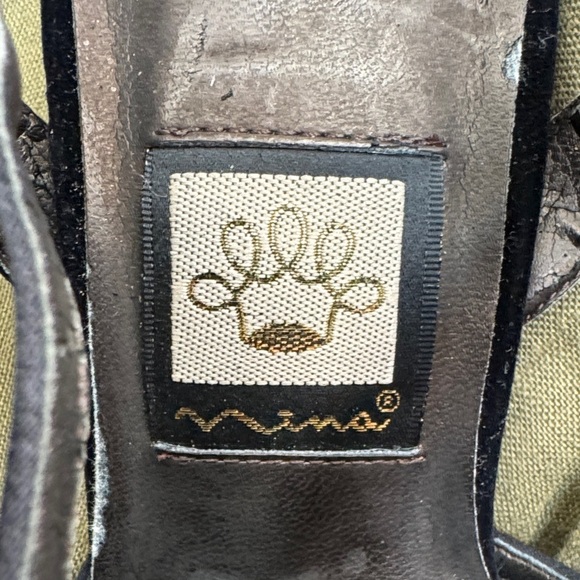 Vintage Nina Classic Black Velvet and Satin Heels - Picture 2 of 10